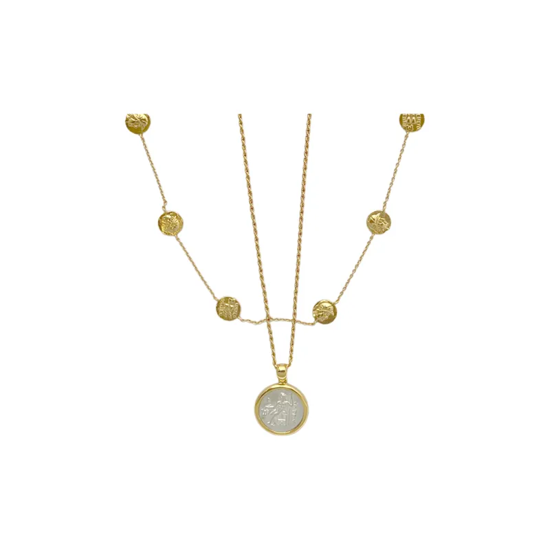 Sundanese Gold Plated Copper Necklaces Women's-0
