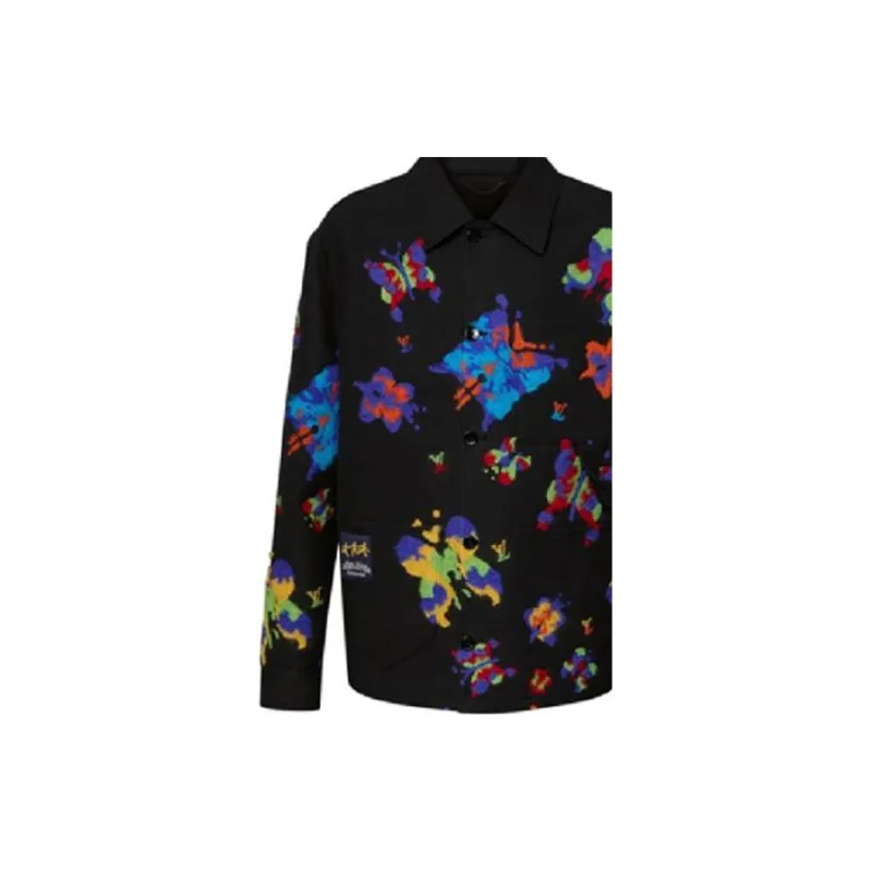 LOUIS VUITTON Shirt Men's Black-2