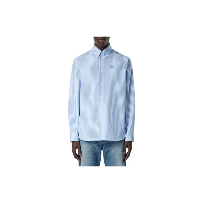 VERSACE Striped Long Sleeved Shirt-1