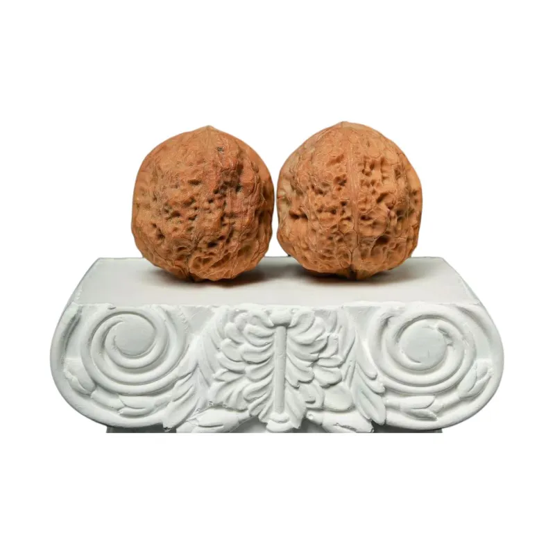 Xihe Core Creation Walnut Fine Handicraft Yurt Style Handle Piece Unisex-6