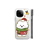 Transparent White-Christmas Samoyed