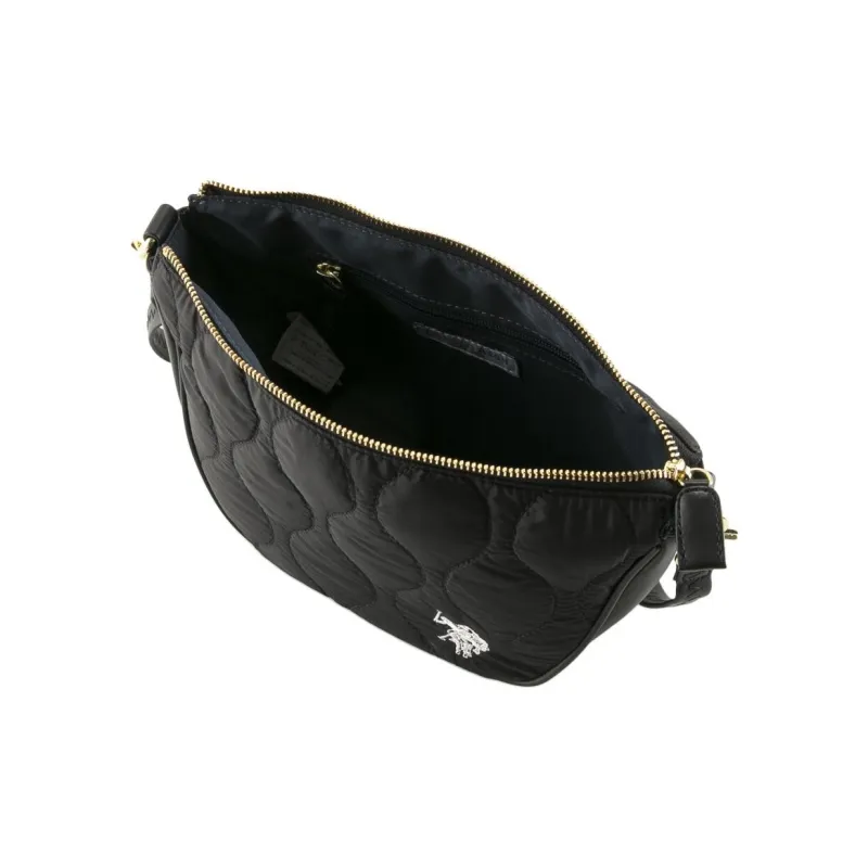 U.S. POLO ASSN. Synthetic Leather Crossbody Bag Shoulder Bag Women's Black-6