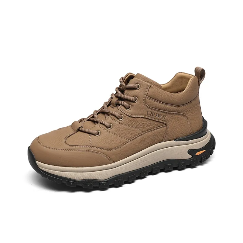 CROWN Wear Resistant Ankle Length Outdoor Boots Men's-6