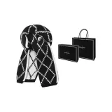 Black Rice (Polyester Material 180*35cm) Houndstooth Box