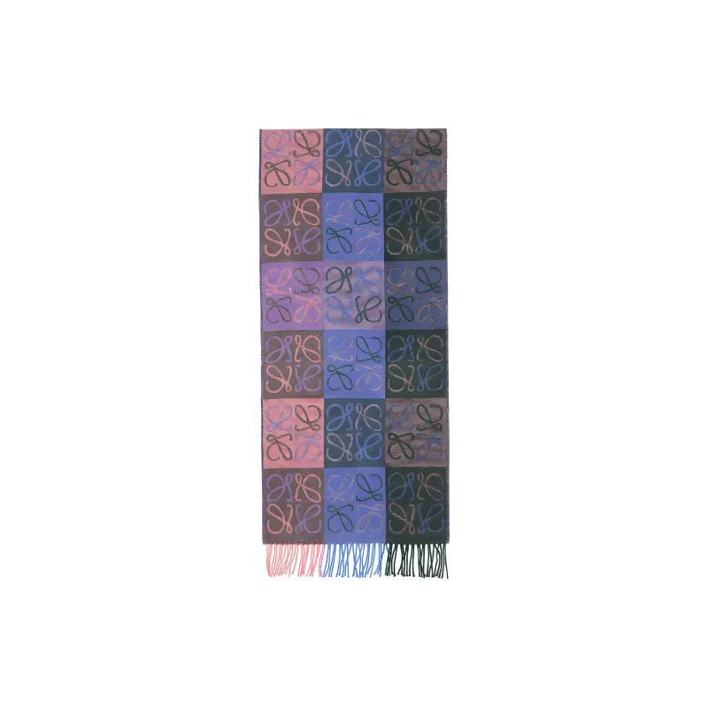 LOEWE Anagram Knit Scarves Unisex-0