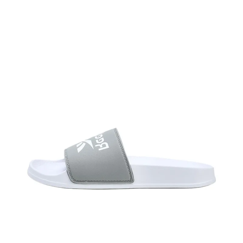 Reebok Slip Resistant Slide Slippers Women's Gray White-0