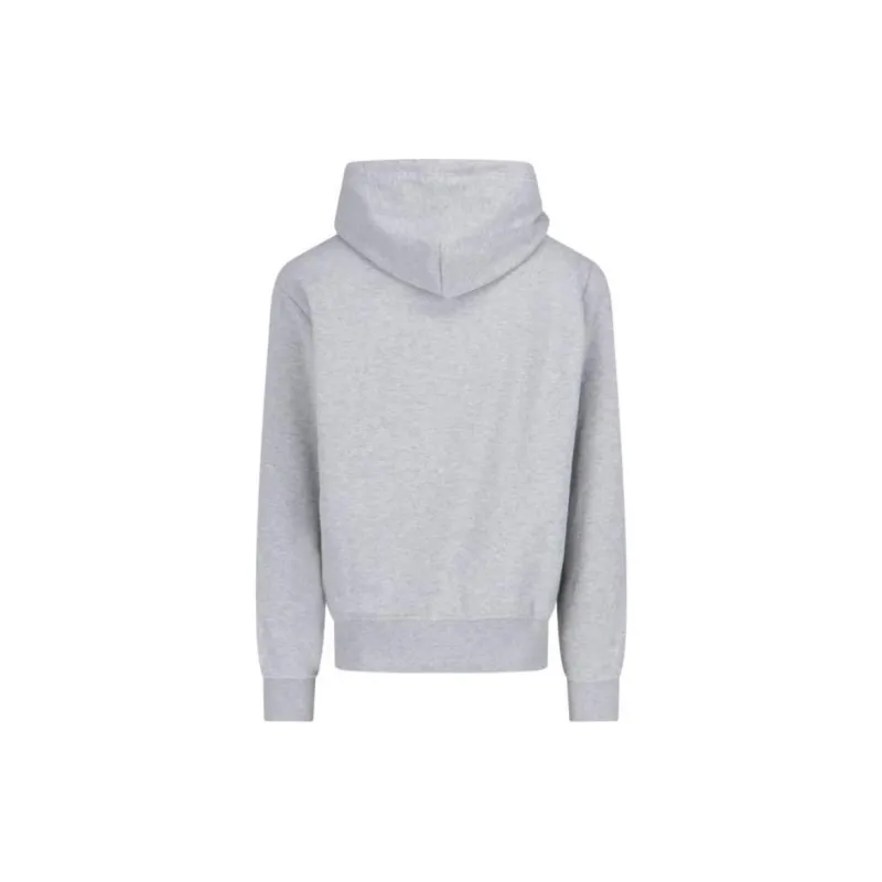 Polo Ralph Lauren Logo Flocked Drawstring Hoodie-1