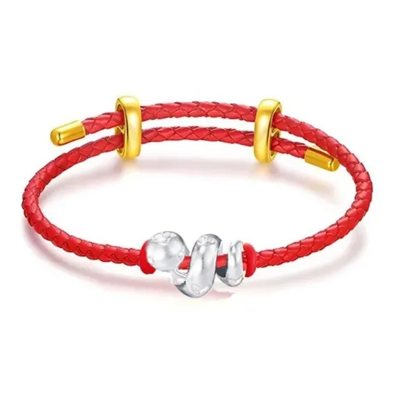 YINGNIXINDONG 999 Fine Silver Bracelets Unisex-0