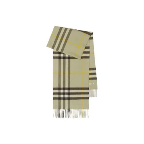 Burberry Checked Cashmere Scarf