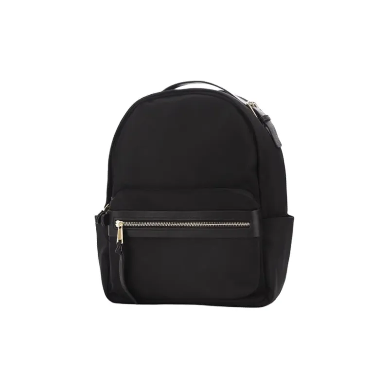 RED DRAGONFLY Fabric Backpack Medium Size Women's Black/Dark Gray-1