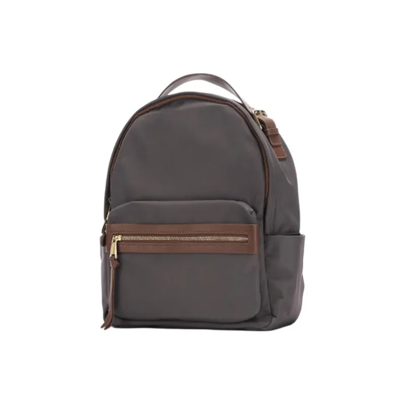 RED DRAGONFLY Fabric Backpack Medium Size Women's Black/Dark Gray-7