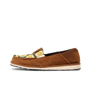ARIAT Anti-Slip Wear-Resistant Low-Top Casual Shoes Women's Brown