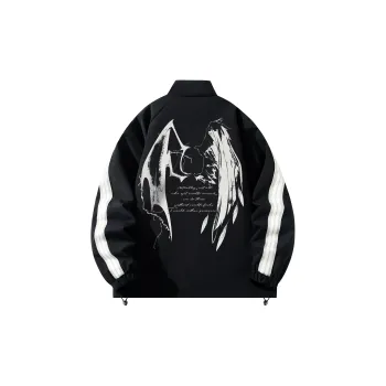 Small Columns Under The Sea Jackets Coats Unisex Black