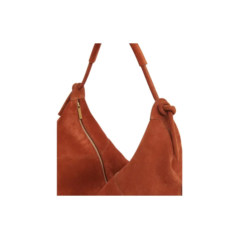 MANSUR GAVRIEL Calfskin Handbag Shoulder Bag Women's Brown-3