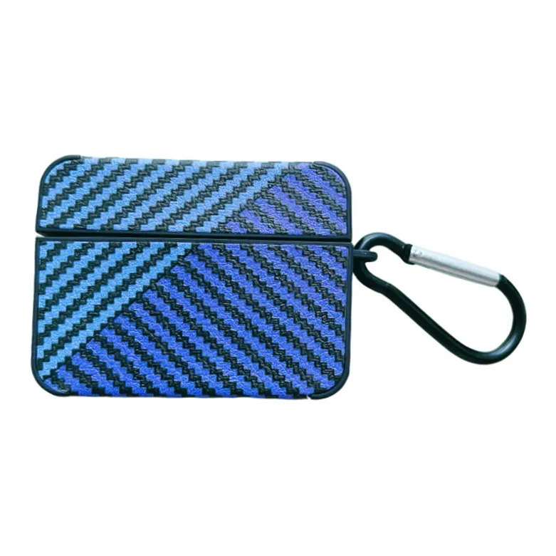 Baohuguang Compatible With AirPods 2/4/pro 2/1 TPU Square Creative Carbon Fiber Individual Niche Headphone Cases-3