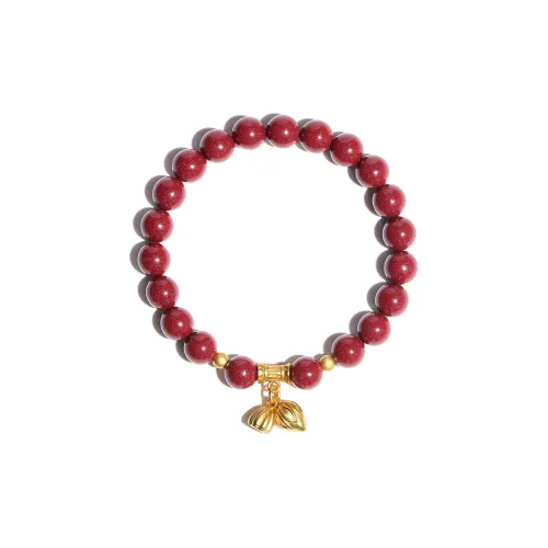 Baozhi Reconstructed Cinnabar Bracelets Women's