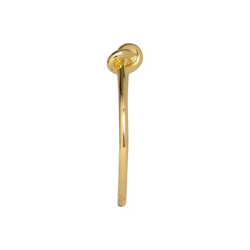 CELINE Knot Extra thin Bracelet In Brass With Gold Finish-1