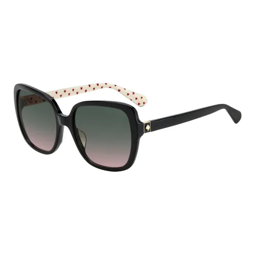 Kate Spade Acetate Irregular Shape Sunglasses Women's Black