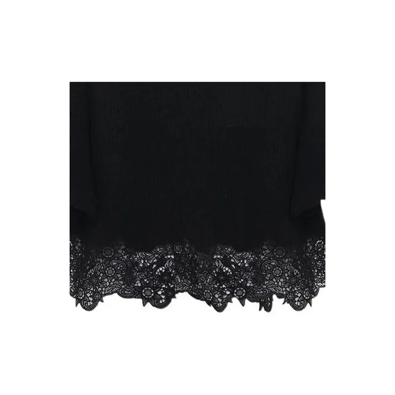 Chloé Lace panel Knitted Mini Dress-5