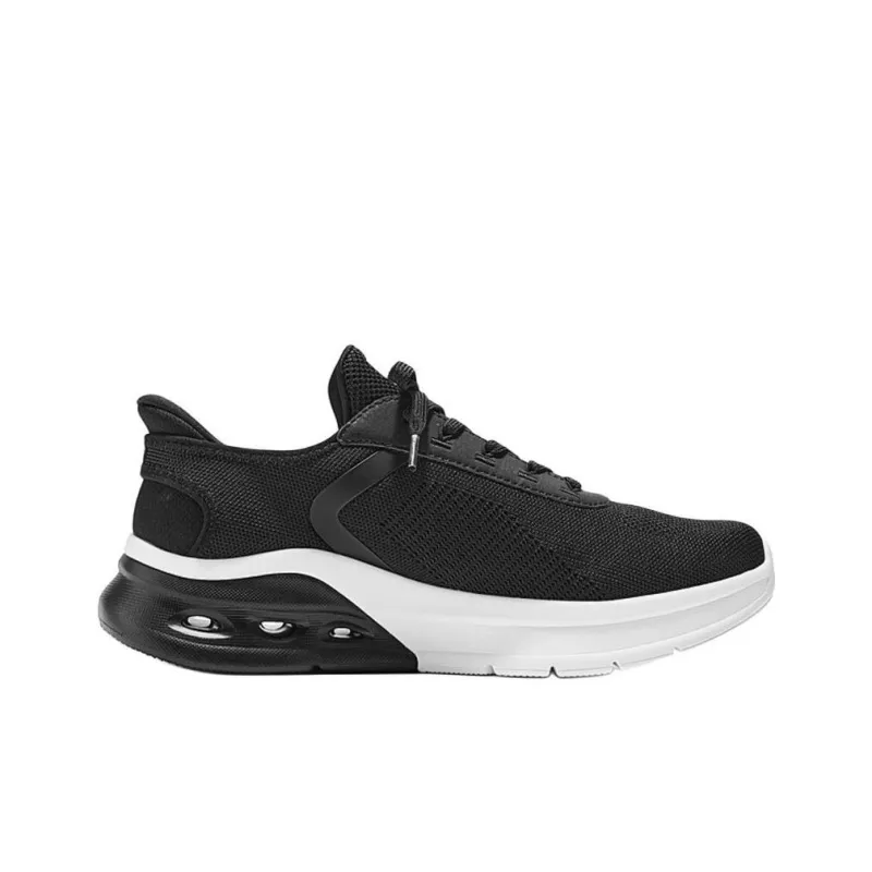 Skechers Slip Ins Anti Slip And Wear Resistant Rebound Low Top Casual Shoes Men's Black-1
