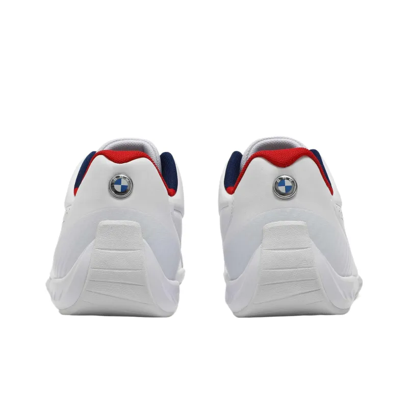 BMW x PUMA Anti Slip Wear Resistant Low Top Casual Shoes Unisex White-3