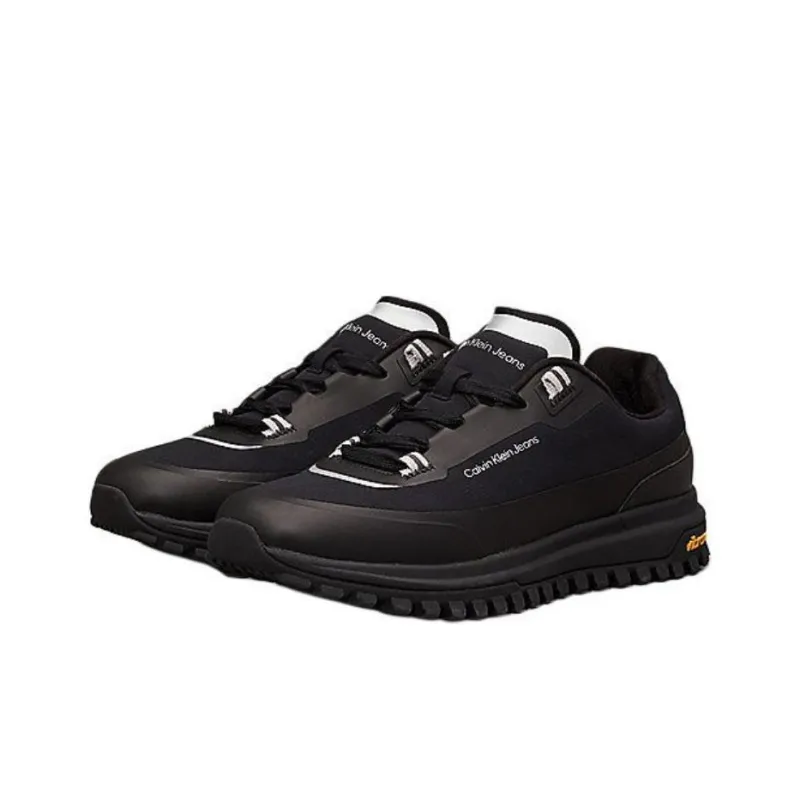 CKJ CALVIN KLEIN JEANS Breathable Low Top Casual Shoes Men's Black-2