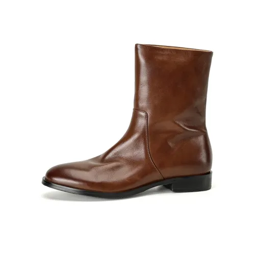 XIAOAJUE Ankle Boots Women's Black/Brown