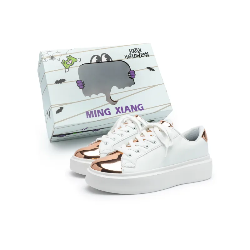 Singing Wear-Resistant Lightweight Height Increasing Low-Top Skateboard Shoes Unisex-7