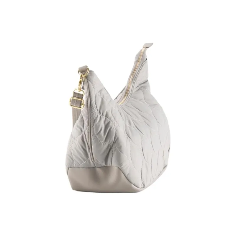 U.S. POLO ASSN. Nylon Shoulder Bag Large Size Women's Gray-2