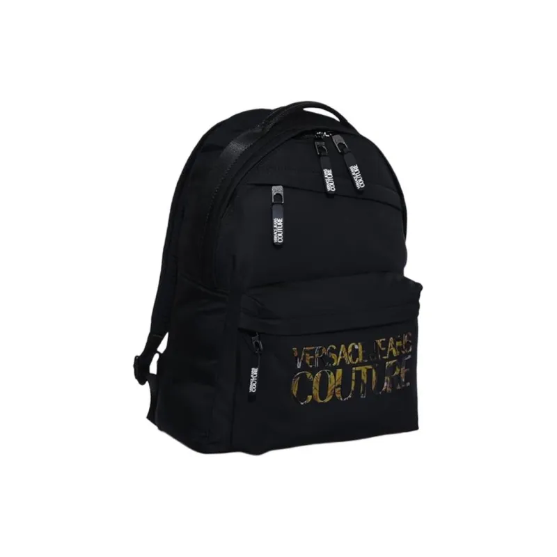 VERSACE JEANS COUTURE Synthetic Material Backpack Unisex Black-1