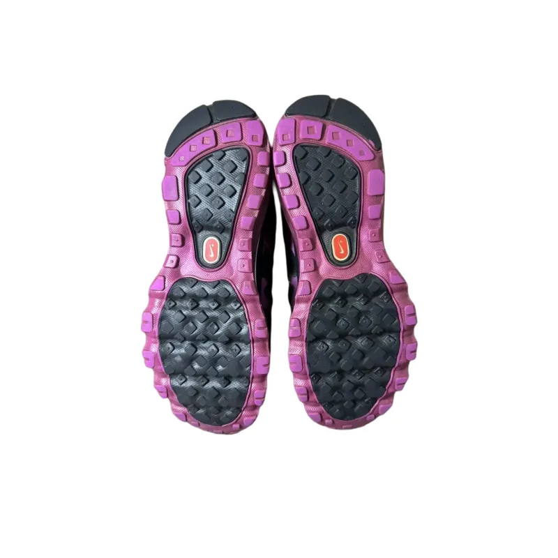 Nike Air Max 2012 Anti-Slip Wear-Resistant Low-Top Training Running Shoes Women's Black Purple-3