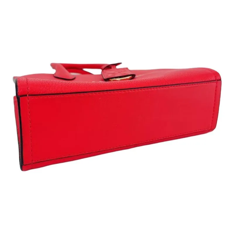 MICHAEL KORS Mirella Cow Leather Tote Bag, Shopping Bag, Handbag Trumpets Women's Red-3
