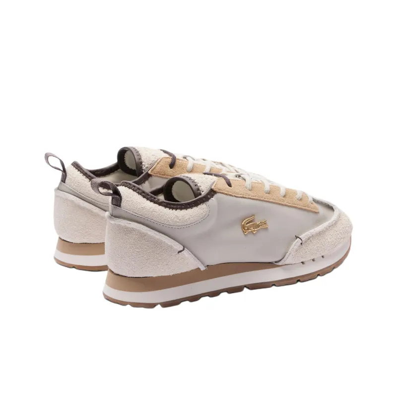 LACOSTE Maison Château Rouge Collaboration Low Top Casual Shoes Men's Beige-2