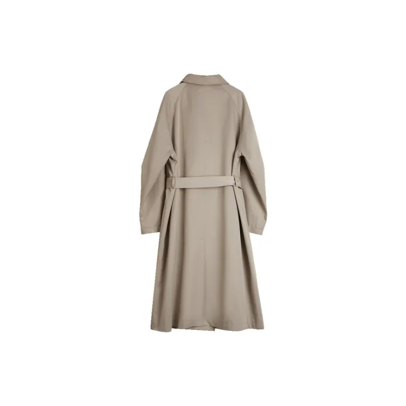 ELLE Trench Coat Women's Khaki Green-1