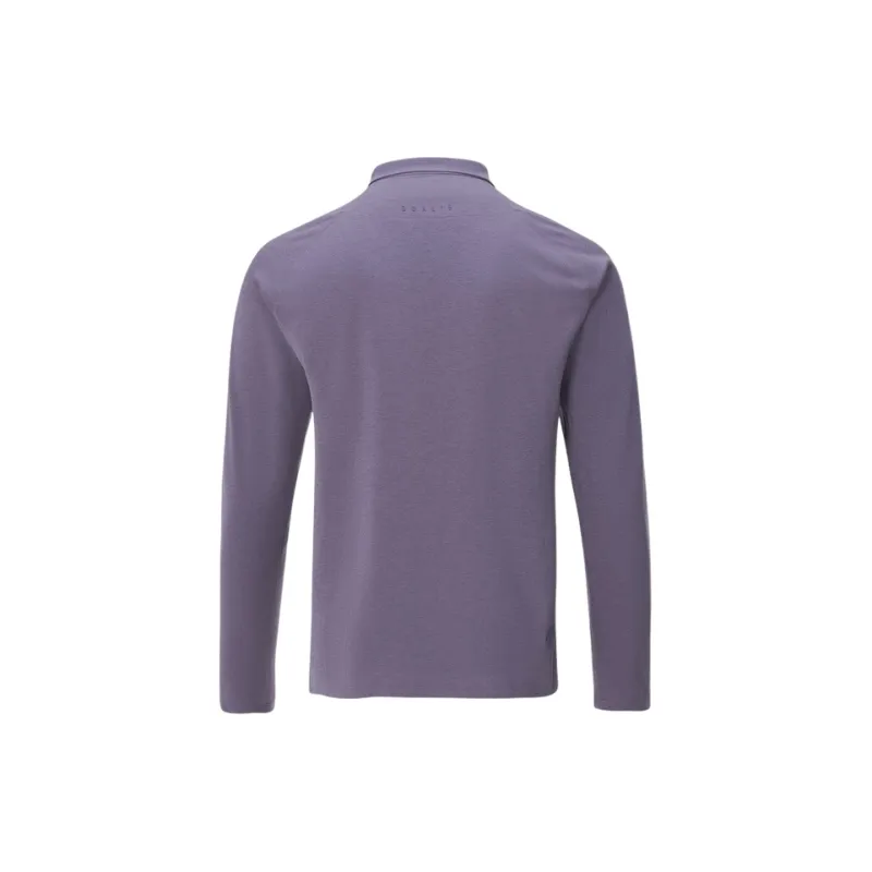 DESCENTE DUALIS Urban Commuting Long Sleeved Polo Shirt Men's-1
