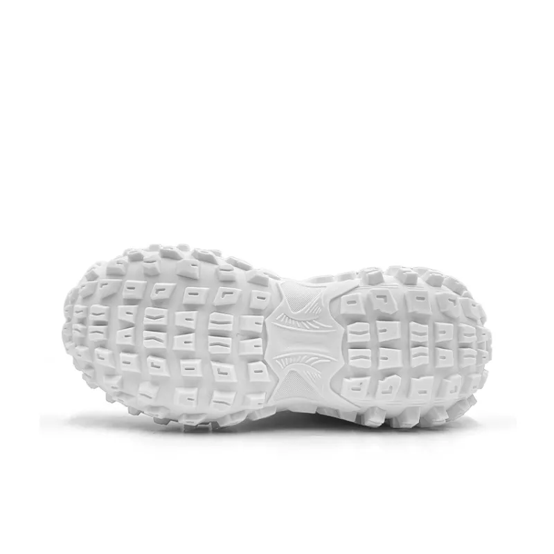 Hong Kong Meng Chunky Sneakers Unisex Low Top White-6