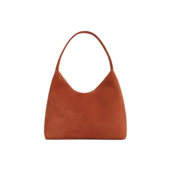 MANSUR GAVRIEL Calf Suede Shoulder Bag Women's Orange-Brown