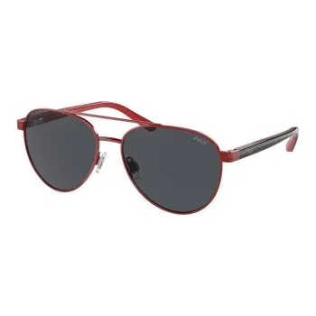 Polo Ralph Lauren Acetate Aviator Sunglasses Men's Red
