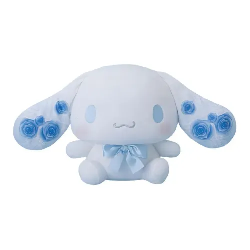 FURYU Cinnamoroll Blue Rose Bowknot Dolls Plush Doll 33cm Height