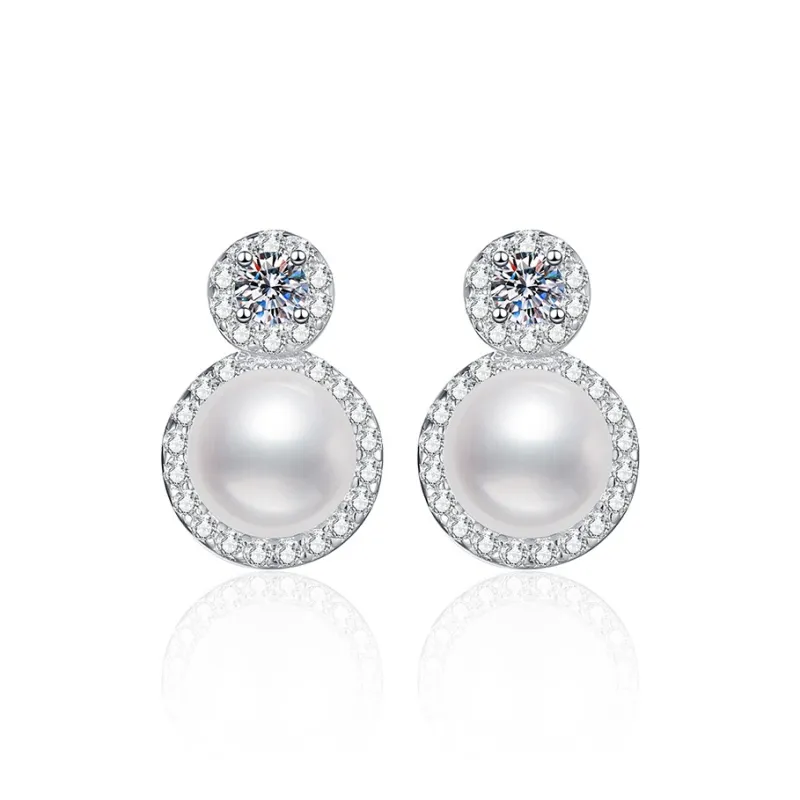 Beth Jewelry Pearl Stud Earrings Women's-0