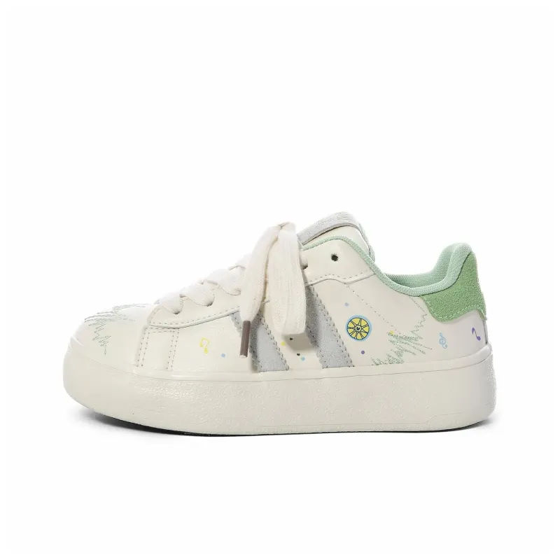 KAAVER OTTO Low Top Skateboard Shoes Women's Green Grape-1