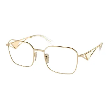 PRADA Triangle logo Square frame Glasses