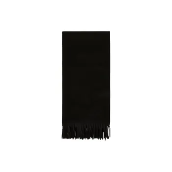 Loro Piana Knit Scarves Unisex Black