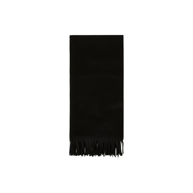 Loro Piana Knit Scarves Unisex Black-0