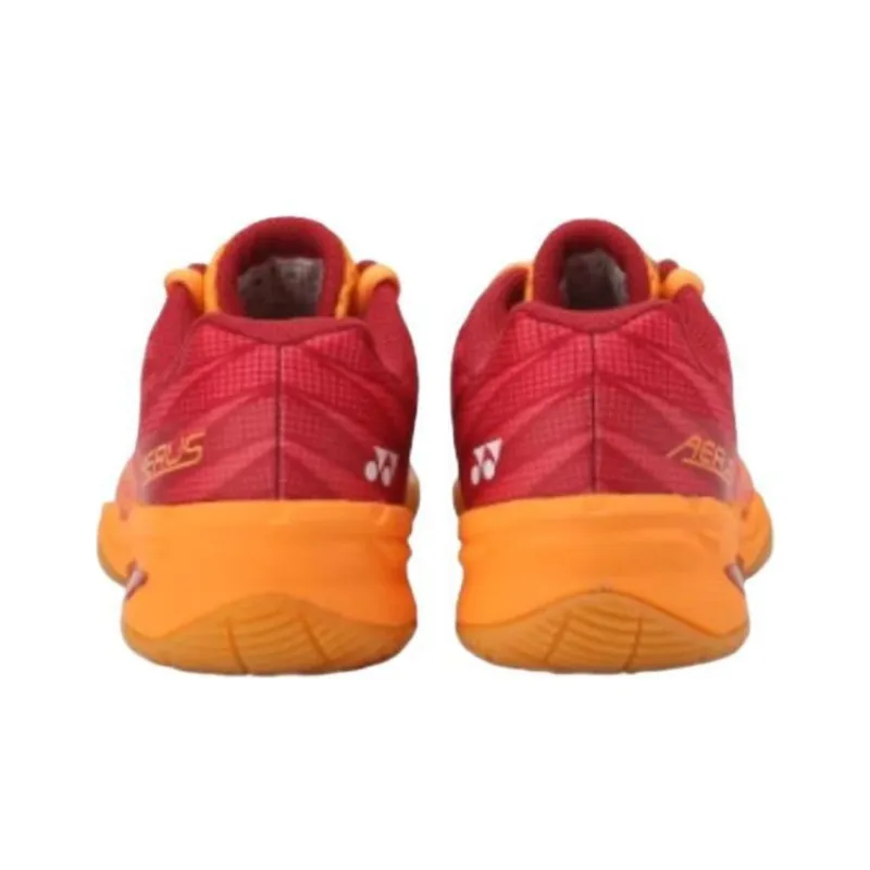 YONEX Power Cushion Anti Slip Wear Resistant Low Top Badminton Shoes Unisex Orange Red-2