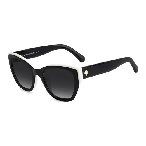 Kate Spade Acetate Irregular Shape Sunglasses Women's Black