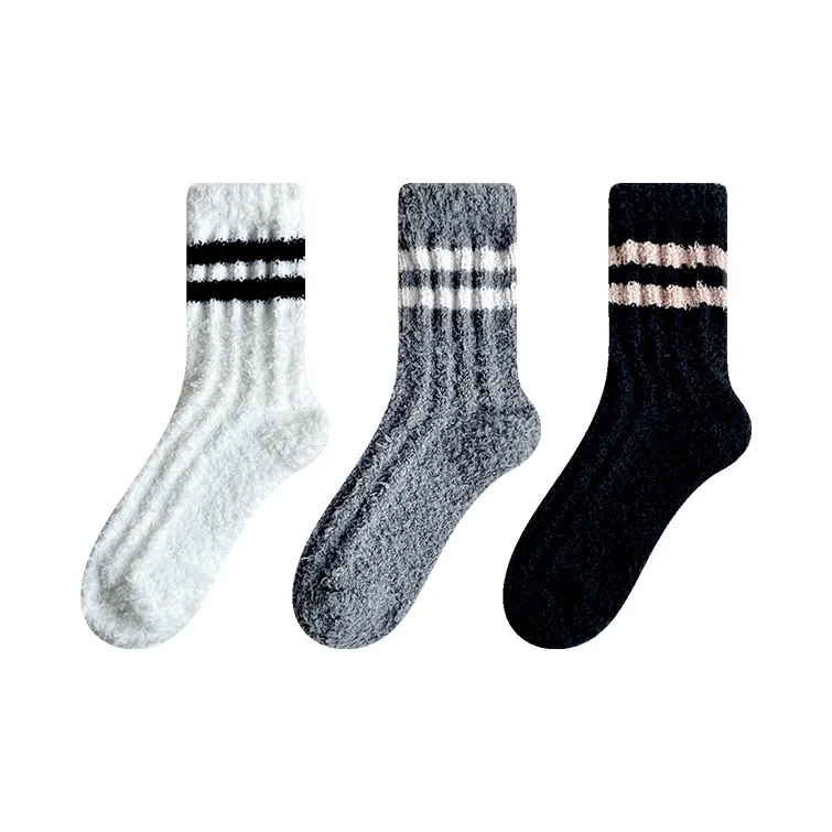 Moremoli Mid Calf Socks Women's 3 Pack-4