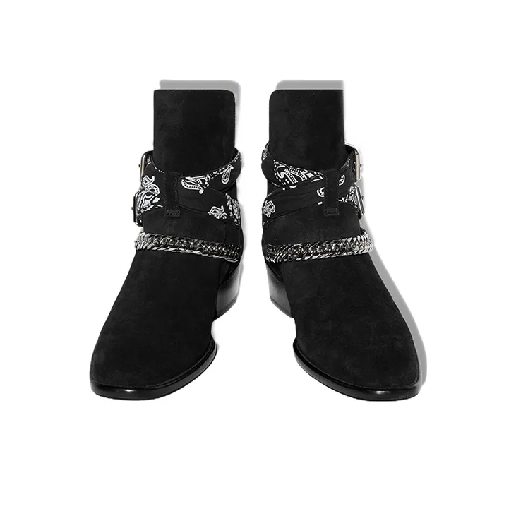 AMIRI Buckle Boot 'Bandana - Merlot'-3
