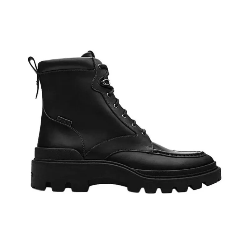 COACH Connor Ankle Boots 4cm Men's Black-1