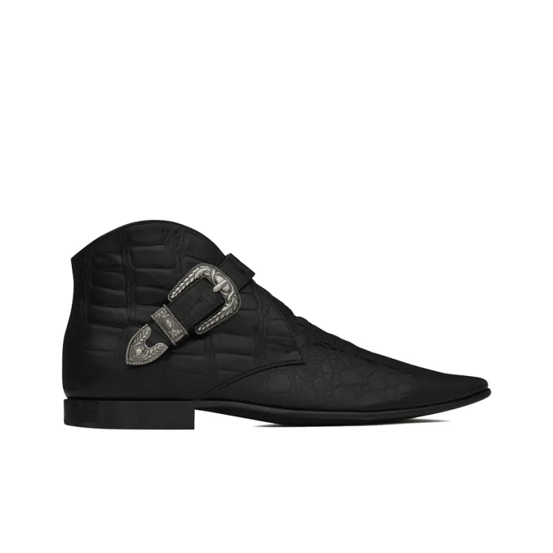SAINT LAURENT Dixon Buckle Boots-1
